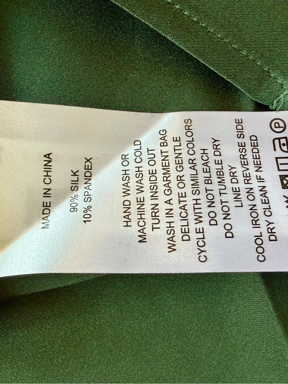 Quince Dark Green Silk Cowl Neck Camisole Size S - Picture 4 of 4